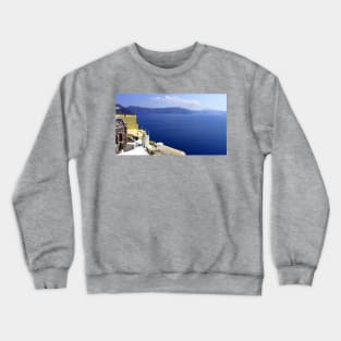 Santorini Caldera Crewneck Sweatshirt